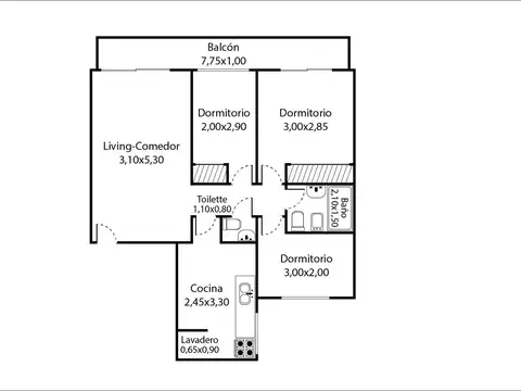 Departamento en Venta 48 años