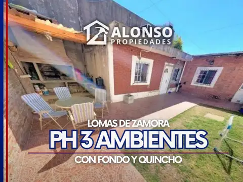 PH 3 AMB C/PARQUE Y QUINCHO C/PARRILLA - NUEVAS CONDICIONES