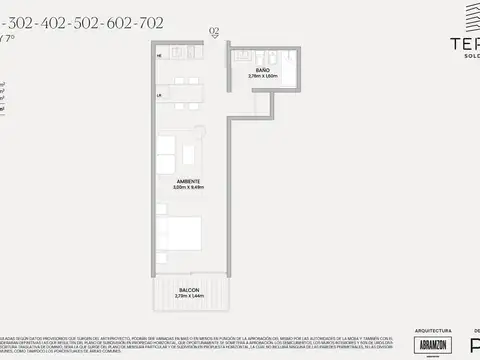 Departamento en Venta de Monoambiente