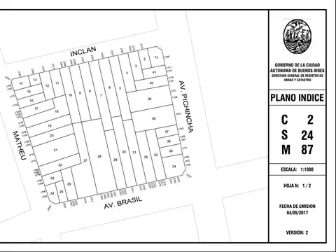 Terreno en Venta en Parque Patricios, USD 225.000