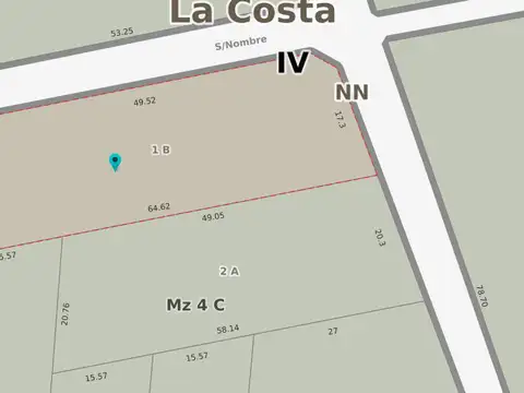 Terreno en Venta 55  mts Fondo