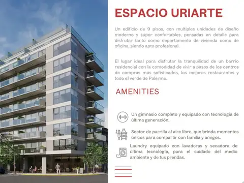 Venta Monoambiente Palermo NUEVO IDEAL OFICINA