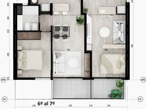 Departamento en Venta en Republica De La Sexta, USD 33.186