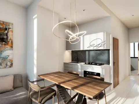 Departamento 2 ambientes con 1 baño