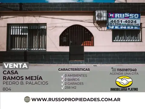 Venta Casa 3 Ambientes Ramos Mejia