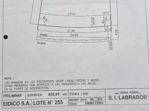 Lote en venta