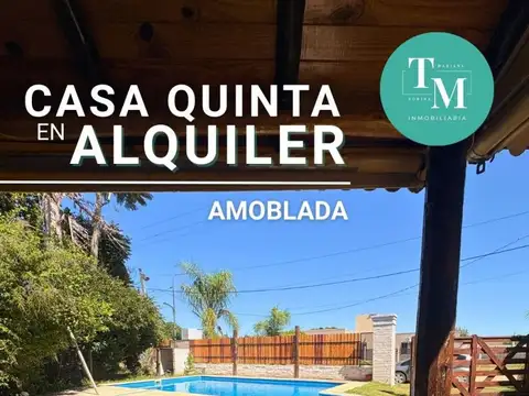 Casa quinta amoblada en alquiler - Arroyo Leyes