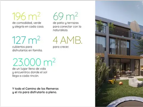 Casa 4 ambientes en Venta en Sunny Tigre - Camino de los Remeros