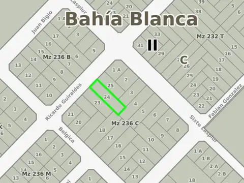 Terreno en Venta en Bahia Blanca, USD 33.400