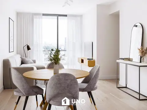 Departamento 3 ambientes con 2 baños