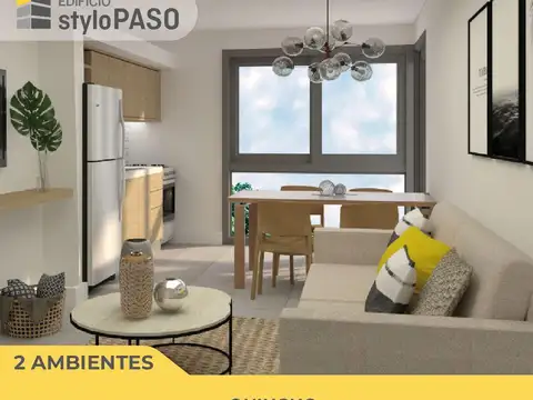 Departamento 3 ambientes con 1 baño