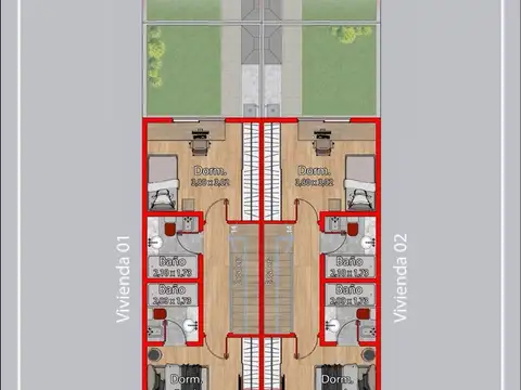Depto Tipo Casa en Venta de 3 dormitorios