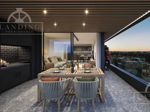 Departamento 2 ambientes con 1 baño