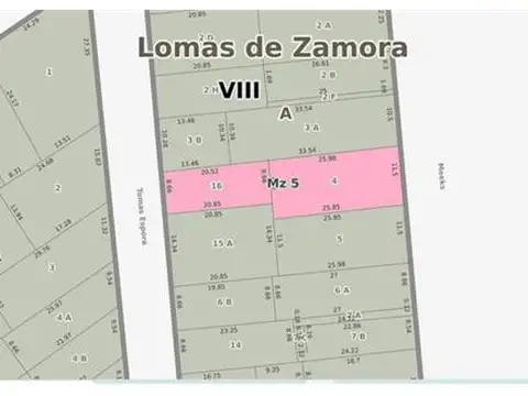 TERRENOS/FRACCIONES/LOTEOS - TERRENOS - TEMPERLEY - OESTE, GRAN BS. AS. SUR