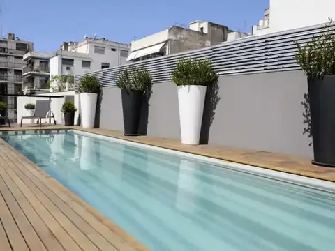 Monoambiente de categoría amoblado! amenities, cochera y bau