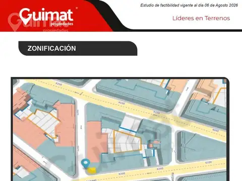 Terreno en Venta en Villa Crespo, USD 630.000