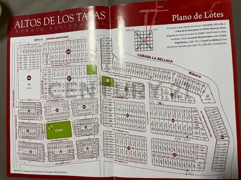 Terreno en Venta en Los Talas, USD 30.000