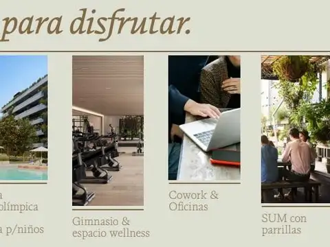 Espectacular tres ambientes en PB con jardín | Palmera Campus