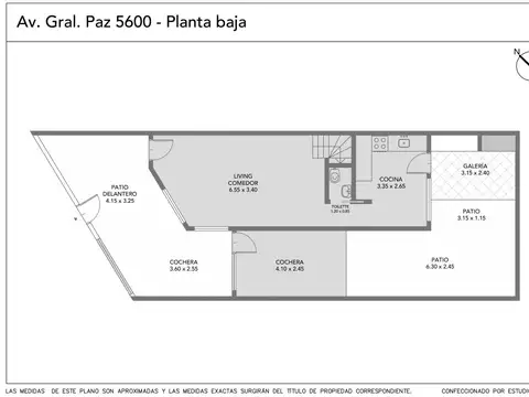 Depto Tipo Casa 4 ambientes con 3 baños