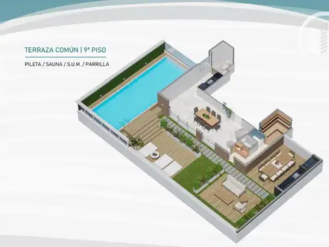 Departamento en Venta con 1 cocheras