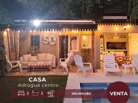 Casa en Venta en Adrogué Centro: Recientemente Remodelada y