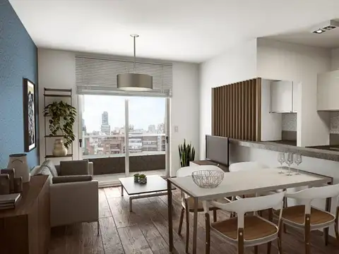 Departamento 4 ambientes con 2 baños