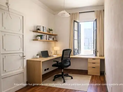 Departamento 3 ambientes con 1 baño