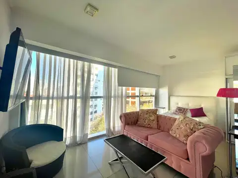 Departamento Monoambiente Divisible con Terraza Propia, Amoblado, Equipado