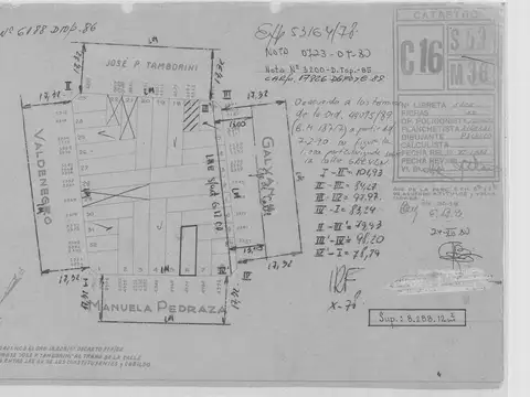Terreno en Venta 12,66  mts Frente
