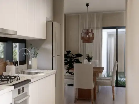 Casa 3 ambientes con 1 baño