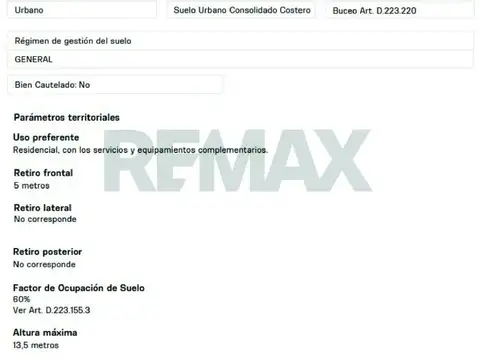 Terreno en Venta de 517,0 m2