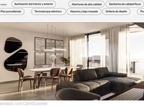 Departamento en Venta de 1 dormitorio