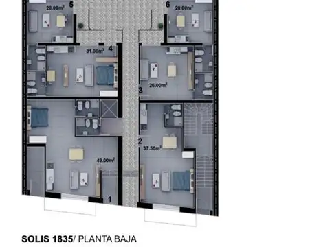 Departamento en Venta en Constitucion, USD 33.000