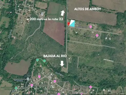 GRAN TERRENO EN ALTOS DE AMBOY 2918m2 B.CERRADO