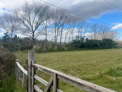 Campo con costa al Arroyo Pando y dos viviendas