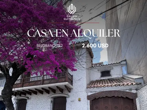 Casa en alquiler de 6 dormitorios c/ cochera en Av. Belgrano 782, Salta