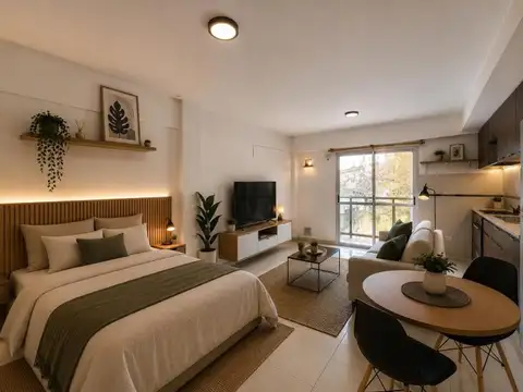 DEPARTAMENTO 1 AMB CON COCHERA AV 3 DE FEBRERO 1300. Entre Mejico y Paraguay