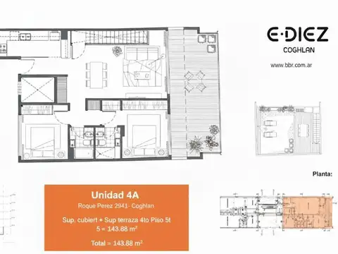 Departamento en Venta en Coghlan, USD 407.579