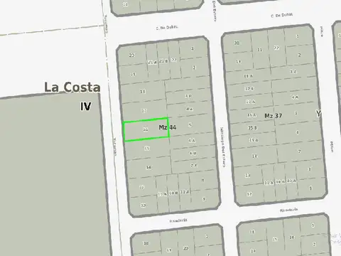 Lote sobre Avenida Tucumán
