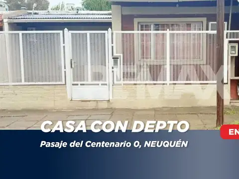 ALQUILER DE CASA 2 DORMITORIOS CON DPTO 2 DORMI.