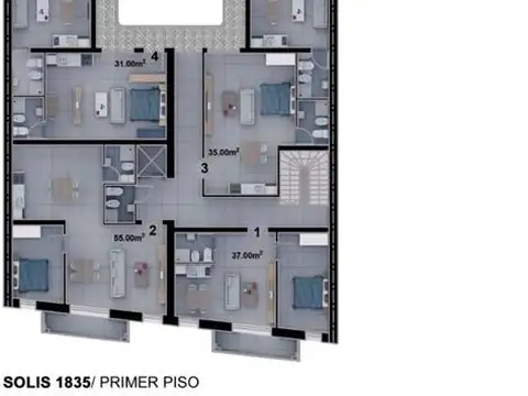 Departamento en Venta en Constitucion, USD 80.000