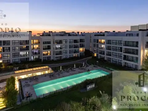 Departamentos dos ambientes de categoría, con cochera y parrrilla, en alquiler en Complejo Vilanova