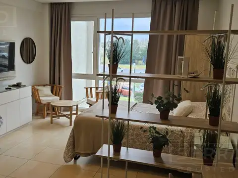 Alquiler  departamento monoambiente amoblado con cochera La Bahia, Nordelta
