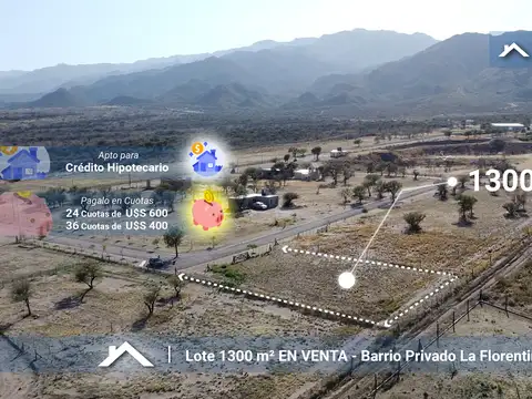 Lote en La Florentina, 1280 m2, Autopista 25 de Mayo , Piso La