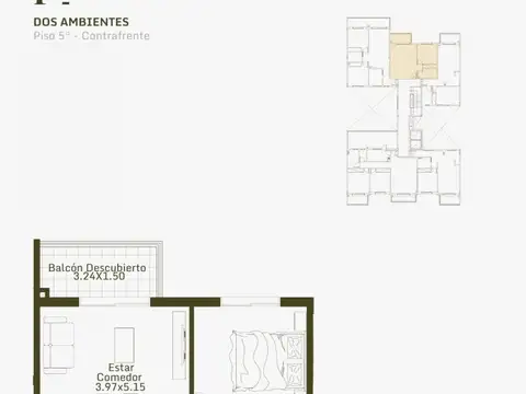 Departamento en Venta en El Palomar, USD 61.000