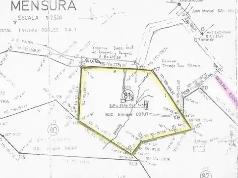 Campo en Venta de 35  ha