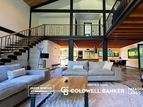 VENTA Casa de 198m2 estilo nórdica amoblada y equipada, Villa La Angostura.
