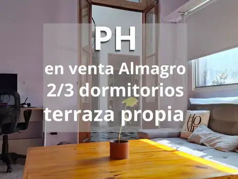 VENTA PH 4 AMBIENTES EN ALMAGRO CON TERRAZA PROPIA