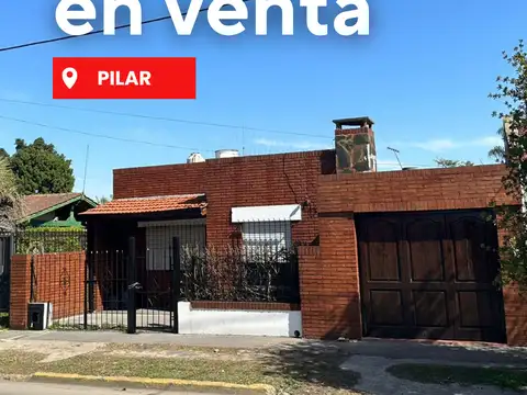 Casa en venta en Pilar con escritura inmediata.