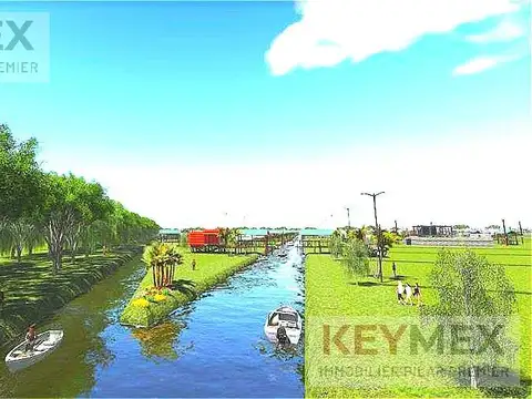 LOTE VENTA ISLA DELTA ESCRITURADO GUAYRACA 1200 M2 20 POR 60
